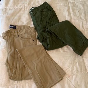 Old navy boys size 10-12 pants.